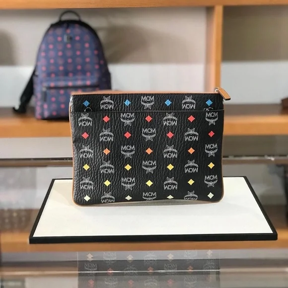 Limited stock! Price firm! MCM medium size crossbody pouch $480+ tax - Picture 8 of 12